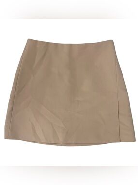 Alice + Olivia Camel/Tan Classic Mini Skirt